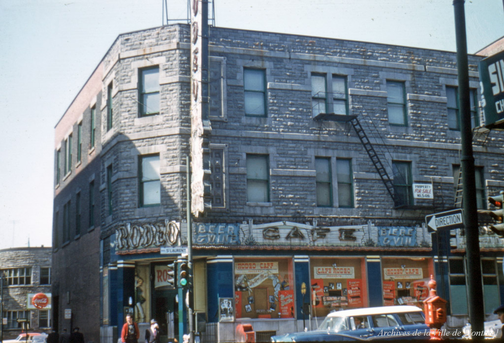 Archive photo of Rodeo Cafe, April 1959