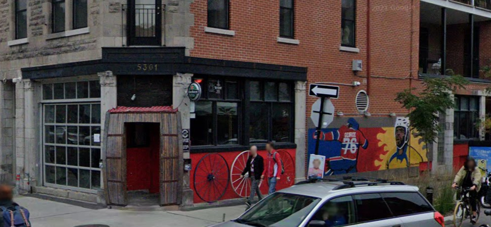 Google street view of 5301 St-Laurent from 2018