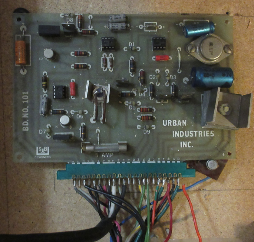 Original Kiss-a-Scope circuit board