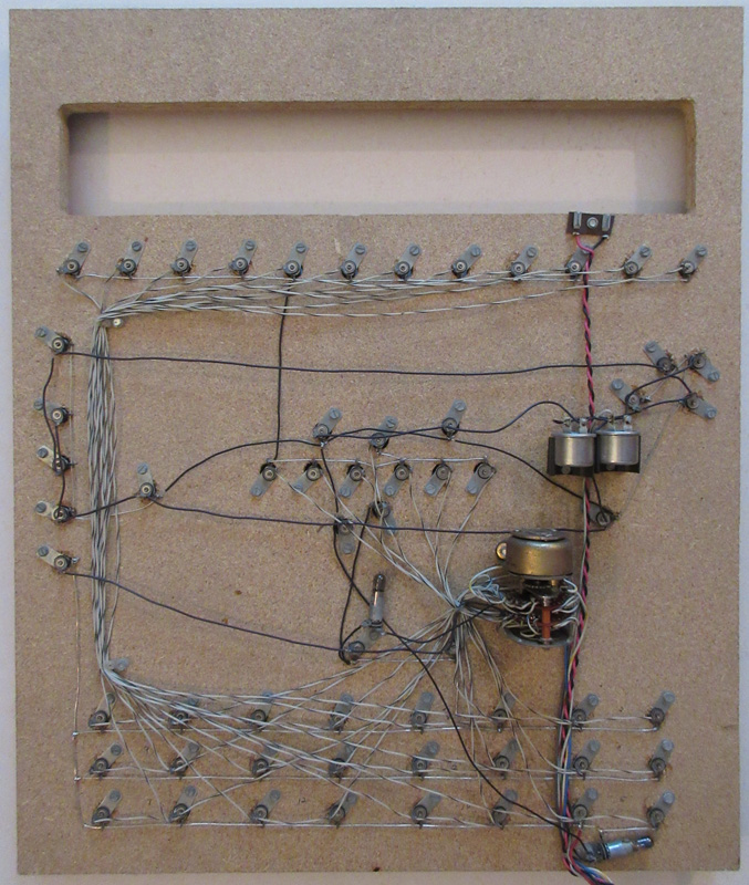 Original Kiss-a-Scope lamp panel (rear view)