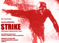 Poster for Eisenstein's STRIKE movie night