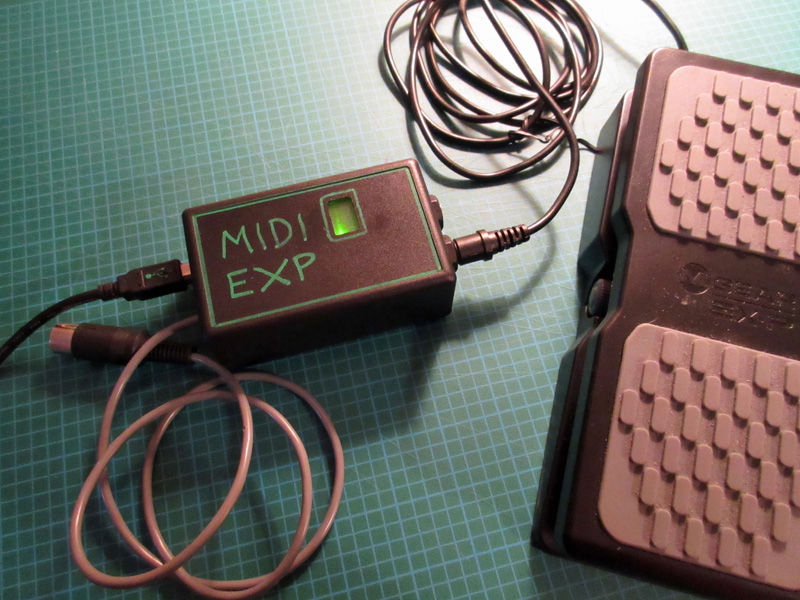 MIDI Expression Pedal Box