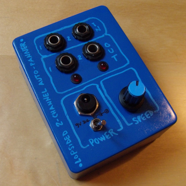 Lopsided 2-channel auto panner box